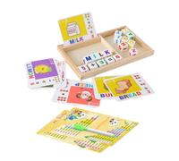 SZLIFE Jeu de Mathématiques Jeu D'apprentissage de Mots Préscolaire Jouet de Filles Garçons Enfants