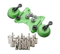 SZLIFE Jig de Perçage Polyvalent pour Carreaux Ventouses Incassables et Précision Améliorée Adapté Aux Travaux de Mosaïque et Revêtements Muraux, avec Des Forets