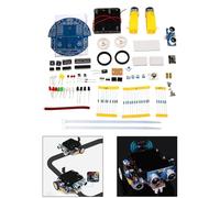 SZLIFE Kit de bricolage de voiture intelligente, jouet éducatif, joli cadeau, robot de programmation graphique, kit électronique de bricolage pour, Type A