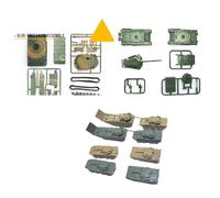 SZLIFE Kit de construction de 8 chars blindés à l'échelle 1:144, jouets éducatifs, loisirs créatifs, puzzles d'assemblage pour garçons et enfants