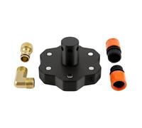 SZLIFE Kit rinçage châssis avec filetage 3/4 pouce et buse rotative à 360° pour plateau coupe
