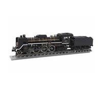 SZLIFE Locomotive Maquette Train Miniature Chemin de Fer Jouet Ornement Décoratif Précis Collection Historique Convient pour Amateurs Bureau Maison Cadeau, C57 180
