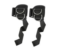 SZLIFE Lot de 2 Sangles de Musculation avec Anneau en D, Sangles de Poignet épaisses pour haltérophilie et, pour entraînement à Domicile ou