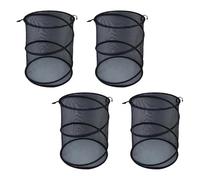 SZLIFE Lot de 4 Mini en Maille pour parterres de Fleurs surélevés, Pliables, réutilisables et polyvalentes, Noir