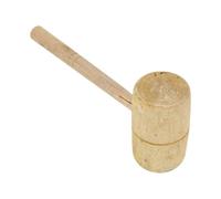 SZLIFE Maillet en bois pour menuisier - Outil polyvalent, solide et confortable pour le travail du bois, 7.5 Cm