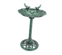 SZLIFE Mangeoire à Oiseaux Extérieure sur Socle, 80 Cm de Haut, Détails Décoratifs, Vert