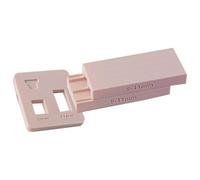 SZLIFE Mini pot de fleurs miniature avec repères de mesure, outil de mise en forme adapté aux débutants, Beige