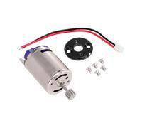 SZLIFE Moteur de voiture RC 27 000 tr/min avec engrenage 10 dents et support brossé 370 pour 1/16 C24 C34 1/12 MN78 MN99S Modification DIY RC Crawler, Socle Noir