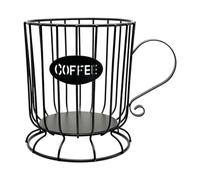 SZLIFE Organisateur de dosettes de café, conteneur pour capsules, rangement efficace, Black L