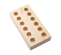 SZLIFE Organisateur de Pinces en Bois, Organisateur de Plan de Travail pour Bijoutiers, Support pour les Outils de Bijouterie, Bloc de Rangement en Bois, Rangement pour Pinces,12 Trous