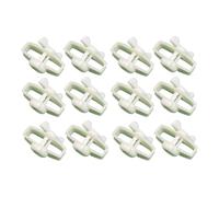 SZLIFE Outil de réparation pour tendeurs de Fil de clôture électrique et de Ruban adhésif, Outil pour poteaux de clôture, Blanc 12 Pièces