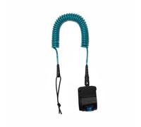 SZLIFE Paddleboard Leash Flexibilité Cordon Spiralé Fermeture Sécurisée Acier Inoxydable Adaptée Activités Nautiques Famille Aventure Paddle, Vert