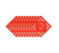 SZLIFE Papier Doufang Rouge Xuan Chinois, décorations du Nouvel an Chinois 2026, Papier de Riz Rouge calligraphié Dou Fang, 10 Pièces de 45 Cm
