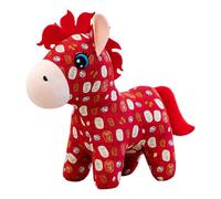 SZLIFE Peluche Cheval, Statue Animale, Cadeau Doux pour le Printemps, Anniversaire, Accessoire Photo Câlin, Figurine en Peluche, Sculpture pour Hôtel, Style C 20 Cm