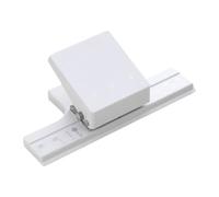 SZLIFE Perforatrice à 3 Trous pour Salle de Classe, Perforatrice à Papier, Mini-Perforatrice Robuste et Sans Effort, Plateau Facile à Nettoyer, pour A6/A7/A8, Outils de Bureau pour La Maison, Blanc