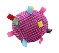 SZLIFE Pet en Peluche Puppy Dentition Toy Toy Kitten Ball pour Les Cadeaux d'anniversaire de Chien, Rose Rouge