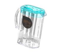 SZLIFE Pichet à eau Thé Ice Kettle Conteneur cadeau domestique avec poignée Pichet de réfrigérateur à eau pour glacière boisson, Blue Rectangulaire
