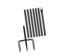 SZLIFE Piquet pour lampadaire d'extérieur, poteaux d'éclairage Suspendus de 106,30 Pouces de Hauteur pour Le Camping