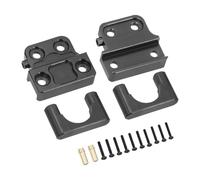 SZLIFE Plaque de ressort d'essieu arrière, pièces de rechange, accessoires de modification, fixation de siège, biellette de direction pour chenille RC, Noir