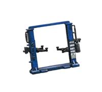 SZLIFE Plateforme élévatrice miniature à l'échelle 1:64, outil d'entretien de véhicules, ornement léger et réglable, table élévatrice manuelle, Bleu