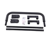 SZLIFE Poignée de Chariot réglable, poignée de poussée pour Chariot de Jardin, Accessoires pour de Jardin, Portable, Installation Facile, Barre de Traction,