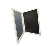 SZLIFE Présentoir pour maillots, cadre pour t-shirts, robuste et pratique, organiseur pour maillots de sport, boîte d'ombre pour hockey, football, Blanc, 14 Pouces X 18