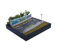 SZLIFE Présentoir pour voitures miniatures à l'échelle 1:64, modèle de circuit, décoration de table, collection et rangement.