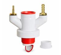 SZLIFE Raccord en Y évacuation cuisine, Matière plastique soli, Tuyau d'évacuation, Optimisation l'espace, Pour bricoleurs avertis, style to 4