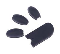 SZLIFE Repose-pouce en caoutchouc pour saxophone, coussinet de clavier professionnel, repose-manchon robuste noir, Paquet de 4