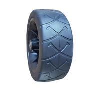 SZLIFE Roue Pleine de Rechange pour Chariots de Camping avec roulements, Installation Rapide pour terrains boueux, Remplacement des pièces, Rotation à 360°, Noir 19x7cm