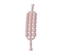SZLIFE Rouleau de Massage pour Fascia, Outil de Massage portatif à Trois rangées, Relaxant Musculaire pour Le Fitness, la Salle de Sport, Le Corps et Le Dos, Rose