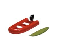 SZLIFE Scènes miniatures 1/64, figurines en résine, décors de collection, accessoires de photographie décoratifs, table de sable, mini figurines, dioramas, Bateau Gonflable