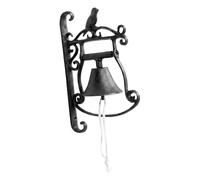 SZLIFE Sonnette d'entrée en forme d'oiseau, carillon éolien décoratif en fer forgé, idéal pour les commerces. Ouvrez la porte en entrant dans un