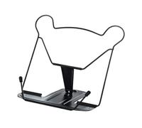 SZLIFE Support de Livre Métallique, Présentoir de Lecture, Support de Bureau Ajustable pour Tablette, Noir