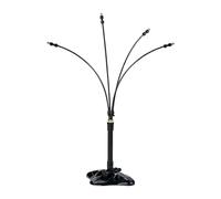 SZLIFE Système brumisation sur Pied pour Jardin, aérateur d'eau, rafraîchissement pour fêtes, Cour extérieure, réglable, Noir, 1 Tige D'extension