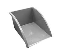 SZLIFE Système de Collecte des eaux de Pluie, Pelle à poussière, Baril de Pluie, déflecteur de Pluie, Bec verseur Extensible pour l'extérieur, Gris