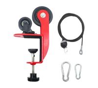 SZLIFE Table de, système de poulies, Appareil de Musculation des Poignets, Machine à poulies de Bureau, Rouge