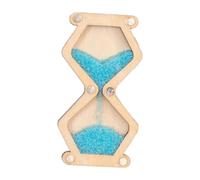 SZLIFE Tableau d'activités en bois en forme sablier, idéal pour développer les compétences base des jeunes enfants (garçons et filles) en âge, Bleu