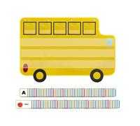 SZLIFE Tableau de poche pour la classe avec cartes pédagogiques pour enfants, cadeaux pratiques, outil pédagogique, tableau de poche suspendu, enseignement à