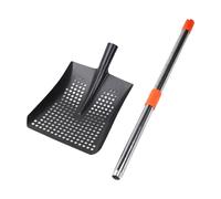 SZLIFE Tamis à sable, pelle à boue, poignée confortable, outil agricole facile à nettoyer, accessoire pratique pour le nettoyage des égouts et des plages, 110cm