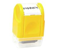 SZLIFE Tampon à rouleau Vine, tampon multifonctionnel portable pour scrapbooking, projets artistiques et créatifs, carnets, création de cartes pour enfants, Jaune