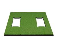 SZLIFE Tapis d'entraînement Pliable 150 × 120 cm, Gazon Artificiel Robuste, 4 de Frappe, Trous de Tee, pour Putting, 150cm*120cm*15mm