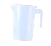 SZLIFE Tasse à Mesurer Robuste avec Bec Verseur Bol de Mélange Flexible et Résistant à la Chaleur Récipient Gradué avec Couvercle Pratique Adaptée pour, 3500ml
