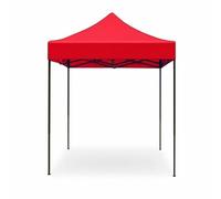 SZLIFE Tente Réception Pliable Extérieur, Capacité 700 kg, résistant Vent, Sac Transport Inclus, parois latérales Amovibles, Tissu Oxford, pour, Petit King Kong renforcé, Rouge Vif, 2m*2m