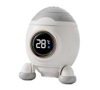 SZLIFE Thermomètre de bain électronique pour bébé, mignon, facile à lire, écran 0-99 °C, jouet étanche pour baignoire, salle de bain, maison, tout-petits, Vaisseau Spatial