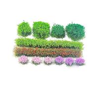 SZLIFE Touffes d'herbe miniatures à faire soi-même, groupes de fleurs multifonctionnels pour l'architecture, le bâtiment et les décors ferroviaires, Style C