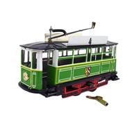 SZLIFE Tramway Modèle Photographie Accessoire Bureau Créatif Ornement Cadeau Collection Tramway À L'Ancienne Jouet pour Chambre Salon Filles Enfants