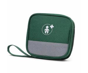 SZLIFE Trousse Premiers Secours Oxford, Vert + Gris Petite Taille | ation en oxford, Trousse transportable, Utilisation quotidienne, Pour explorateurs