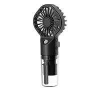 SZLIFE Ventilateur de Brumisation Portable, Ventilateur de Pulvérisation d'eau, 4 s Réglables, Mini Ventilateur Personnel, pour, Noir