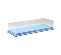 SZLIFE Vitrine de présentation pour modèles réduits de voitures à l'échelle 1:64, support pour modèles de véhicules de collection, étui de rangement, Bleu